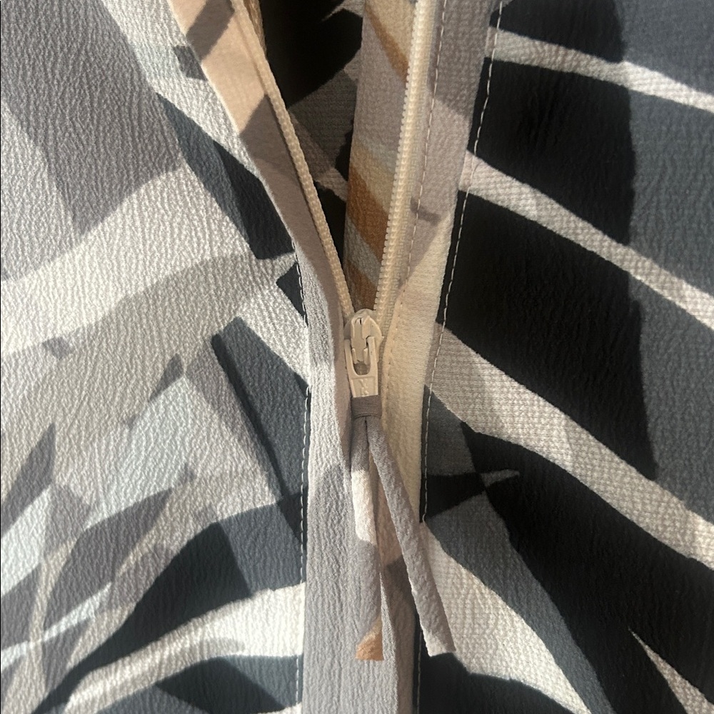 Natori Palm Leaf Caftan Dress Size S Tropical Resort Maxi Coverup Lounge - Picture 16 of 16